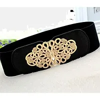 STYLE SHOES Women Belt Casual Thin Belt For Dress Skirt Waist Flower Design Closure Ladies Designer Waistband-thumb1