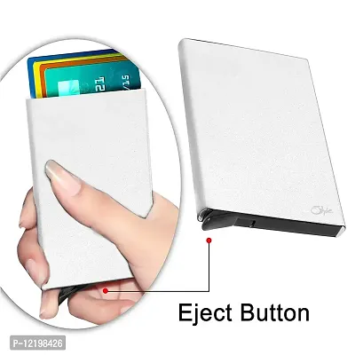 STYLE SHOES RFID Blocking Pop Up Credit Card Holder Case Metal Wallet for Men and Women-thumb4