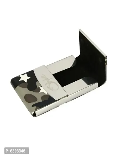 PU Metal Card Holder