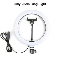 10 inch Dimmable led selfie ring light with tripod stand makeup video live photo ring light-thumb1