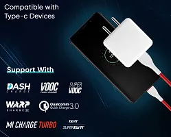 Webilla 65 W Qualcomm 3.0 6 A Mobile 65W VOOC/FLASH/DART/WRAP 6A Adapter For OnePlus Nord CE 2 Lite 5G Charger with Detachable Cablenbsp;nbsp;(White, Cable Included)-thumb4