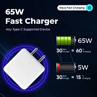 Webilla 65W SUPER VOOC/FLASH/WRAP/DART FAST CHARGE FOR OnePlus 10T Charger with Detachable Cablenbsp;nbsp;(White, Cable Included)-thumb4