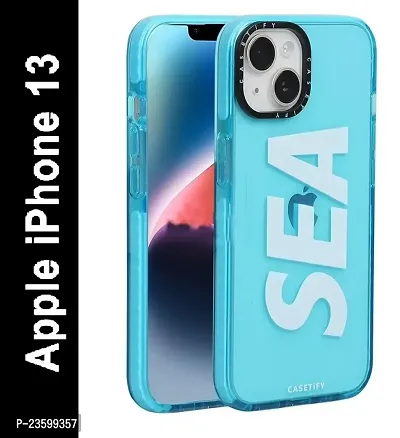 iPhone 13 Sea Neon Silicon Casetify Back Cover