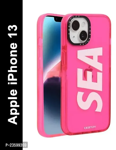 iPhone 13 Sea Neon Silicon Casetify Back Cover-thumb0