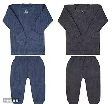 Stylish Fancy Cotton Blend Thermal For Kids Pack Of 2