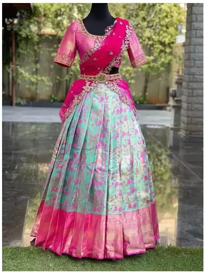 Fancy Art Silk Lehenga Choli For Women