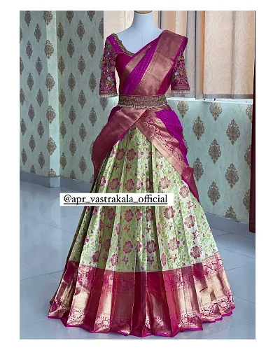 jacquard beautiful unstitched lehenga for womans