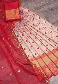 Stylish Multicoloured Art Silk Lehenga Choli Set For Women-thumb1