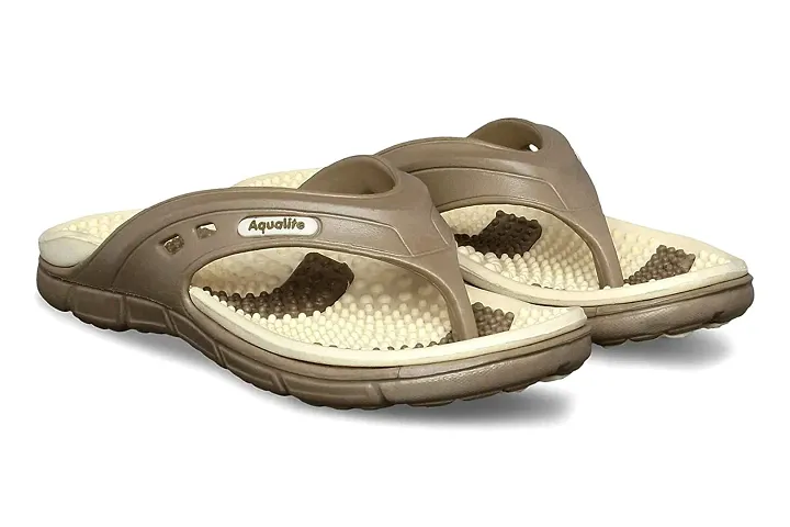 Aqualite Massage-pod Flip-flop (BEIGE/CREAM, numeric_6)