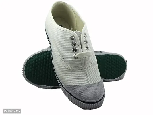 Military Athletics Canvas Shoes (White, Numeric_4)-thumb5