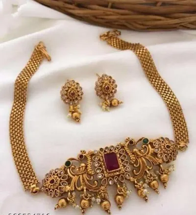 Elegant Alloy Jewellery Set For Women