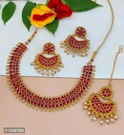 Elegant Alloy Beads Jewellery Set for Women-thumb0
