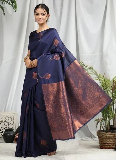Litchi Silk Floral Printed Sarees with Blouse piece