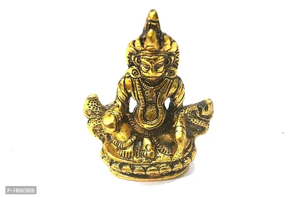 Trendy Kohli Kanha Kuber Idol Brass Metal Statue For Diwali Puja And Hindu Home Decoration(Kohlikanha042) Colour