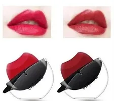 AT 80 Design Moisturizing Matte Cream Lipstick Red And Maroon Pack of 4-thumb2