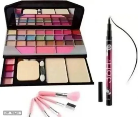 AT 80 Makeup Kits with 5 brushes long lasting 36 hours waterproof eyeliner Makeup Kits