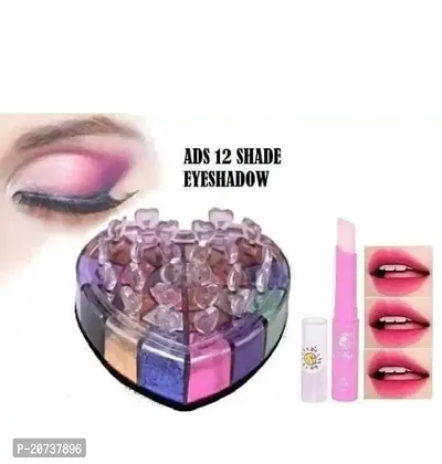 AT 80 eyeshadow shimmering powder 1pc and pink magic lip balm