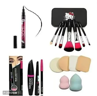 AT 80 Fashion Makeup Kit for Girls + Premium Makeup Brushes + Insta Beauty Makeup Sponges-thumb0