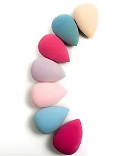 AT 80 Women's  Girl's Multicolour Makeup Sponge Beauty Blenders for Blending Face Makeup PAck of 5-thumb1