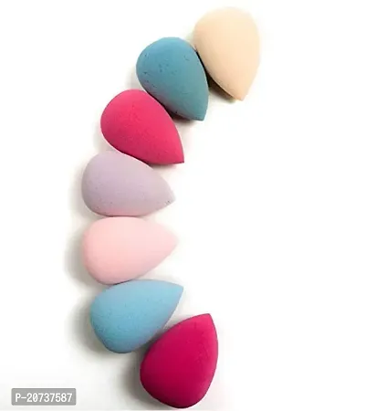 AT 80 Women's  Girl's Multicolour Makeup Sponge Beauty Blenders for Blending Face Makeup PAck of 5-thumb2