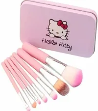 AT 80 Make Up Brush Set Synthetic Makeup Brush Set Brush Set Pink 7 Piecesb Random Color-thumb4