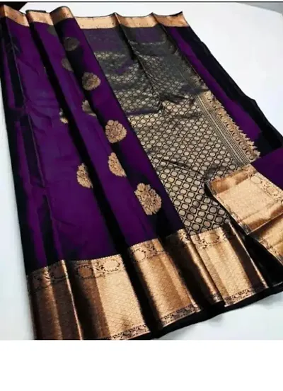 New In Art Silk Saree with Blouse piece 