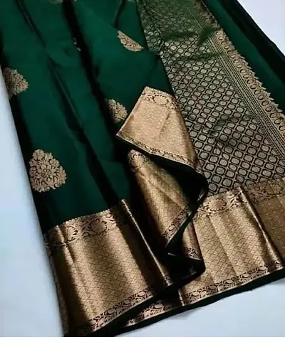 Women Art Silk Jacquard Saree with Blouse piece