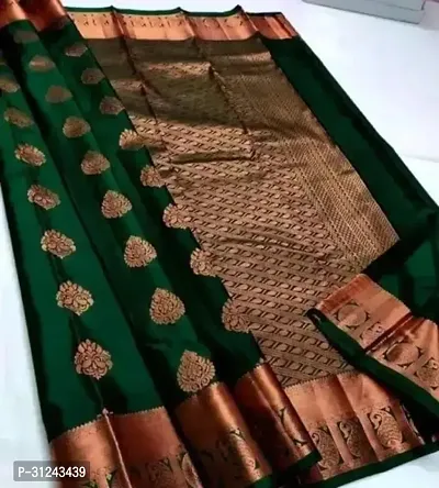 Stylish Art Silk Saree with Blouse Piece-thumb0