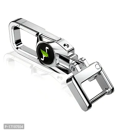 GREENWORLD Silver Color Fob Key Heavy Duty Keychain for Kia Seltos/Kia Sonet/Kia Carens/Sutable for all Kia Car (Only Keychain)