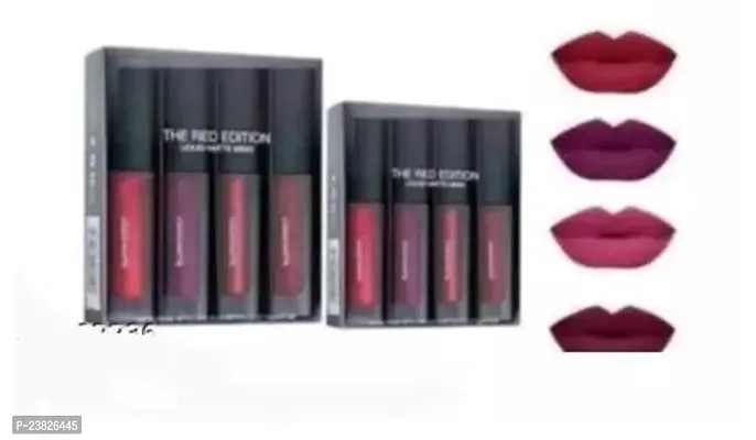 Ultra Smooth Liquid Matte Lipsticks Pack Of 8