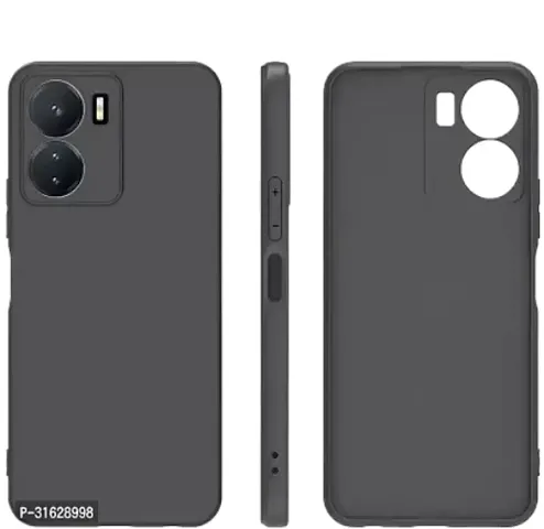 CELZO 4 Sides Full Protection Silicon Back Cover Case for Oppo A77s - {Black}