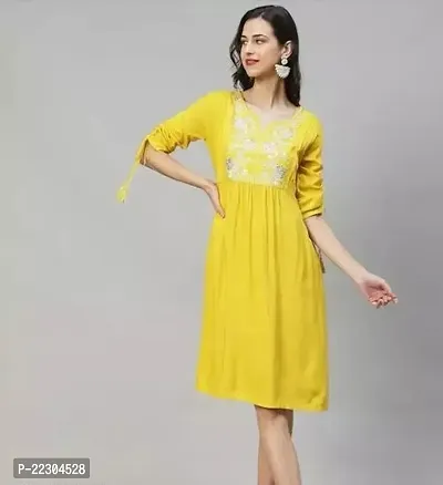 Stylish A-Line Rayon Kurta