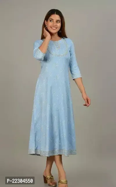 Stylish A-Line Rayon Kurta