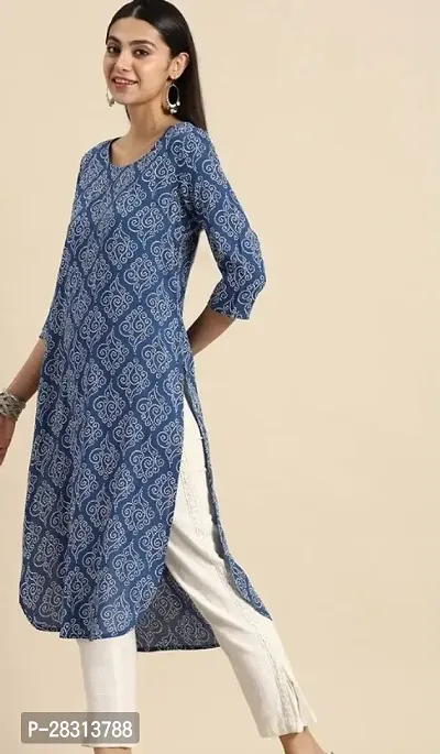 Trendy Viscose Rayon Printed Kurti