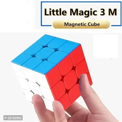 Cubes Puzzle Game Toys Learning Toy/Educational Toy Rainbow Magic Cubes Puzzle brainteaser Toy High Speed Sticker Less Magic Puzzle Cube Game Toy (Magnetic )Extremely Smooth Speed Magic Square Cube Pu