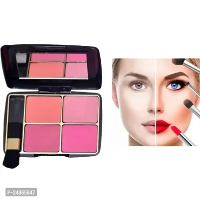 4in1 Angelic Face  Roses Cent Powder Blusher Palette - Creamy Silky Blusher Texture-thumb0