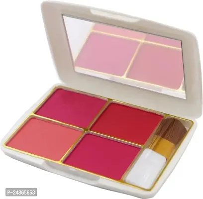 4in1 Mini Baked Shimmer Blusher and Highlighter Palette for Face makeup-thumb0