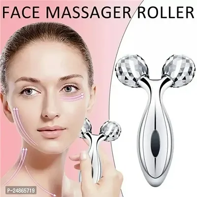 3d manual roller face body massager skin lifting wrinkle remover for women double chin reducer skin tightening face lifting roller face care jawline Y shaper roller t-thumb0