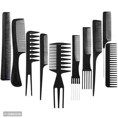 Set of 10 Pcs Multipurpose Sal cm Hairdressing hairdresser Barber Combs Professional Comb Kit-thumb0