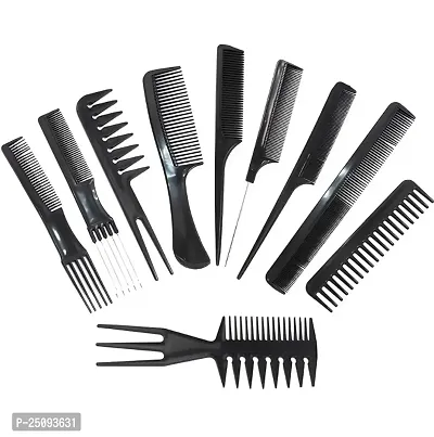 Set of 10 Pcs Multipurpose Sal cm Hairdressing hairdresser Barber Combs Professional Comb Kit-thumb0