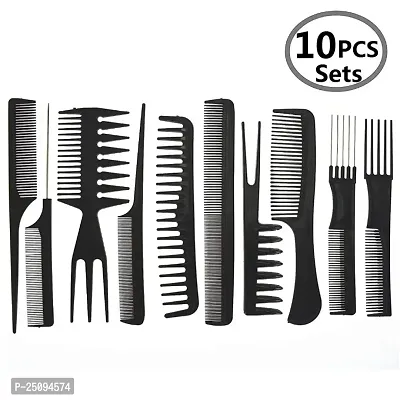 Multipurpose Hair Comb Set Hairbrush Sal-10 pieces-thumb0