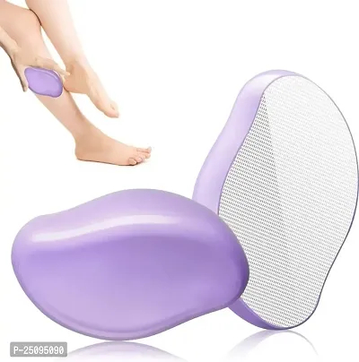 Crystal Hair Removal Stone, Crystal Hair Remover for Women and Men Nano-crystalline Dots Technology Crystal Hair Eraser for Women Painless Hair Remover for Women Reusable Painless Hair Removal Stone1P