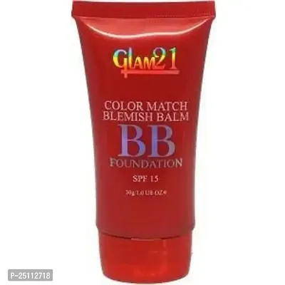 Color Match BB Foundation SPF15 I Dual Purpose of Foundation  Sunscreen Blemish-free Glow | Non-cakey Daily Use | Non-greasy  Lightweight | Long-lasting Radiant Makeover| 30gm-thumb0