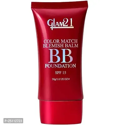 Color Match BB Foundation SPF15 I Dual Purpose of Foundation  Sunscreen Blemish-free Glow | Non-cakey Daily Use | Non-greasy  Lightweight | Long-lasting Radiant Makeover| 30gm-thumb0