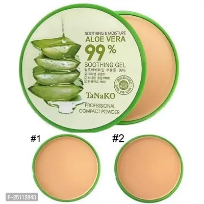 KB Aloevera compact powder instantly mattifies your face and gives you a fresh look Compact powders are suitable for all skin types pack of 1-thumb0