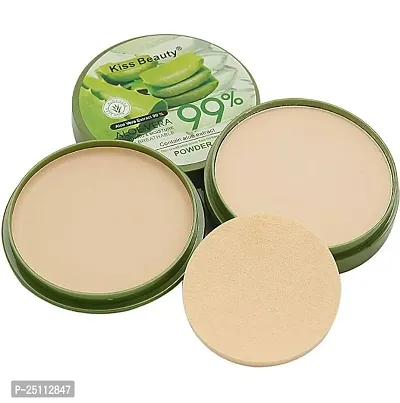 KB Aloevera compact powder instantly mattifies your face and gives you a fresh look Compact powders are suitable for all skin types pack of 1-thumb0