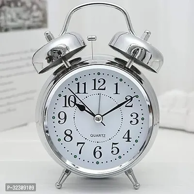 Table Clock Retro Twin Bell-thumb0