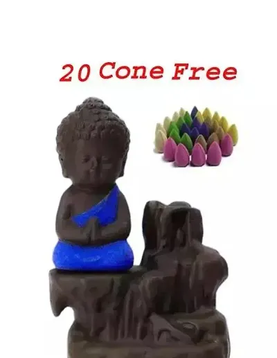 Beautiful Buddha Smoke Fountain with 20 Cones Free