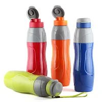 Cello Puro Sports Plastic Easy Carry Ergonomic Insulated Water Bottle for Gym, Swimming, Running/Leak Proof, BPA Free Reusable Drinking Container, Wide Mouth with Easy Flip Top Cap (900 ml, Green)-thumb2
