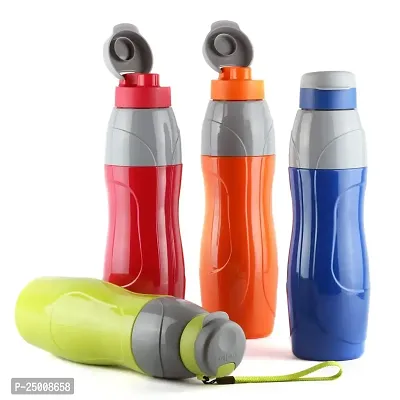 Cello Puro Sports Plastic Easy Carry Ergonomic Insulated Water Bottle for Gym, Swimming, Running/Leak Proof, BPA Free Reusable Drinking Container, Wide Mouth with Easy Flip Top Cap (900 ml, Green)-thumb3